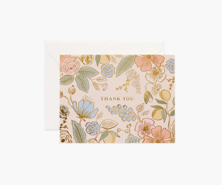 Rifle Paper Colette Thank You Card