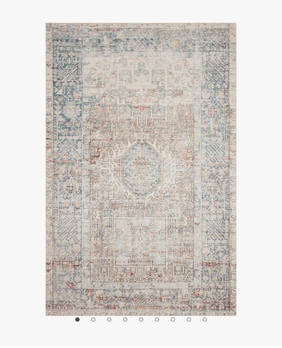 Chris Loves Julia x Loloi ( Jules Collection Natural/Ocean)