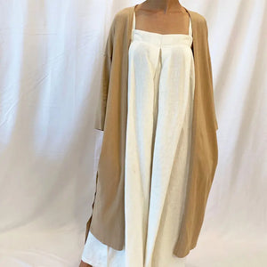 A Mente Garment dye cotton knit robe
