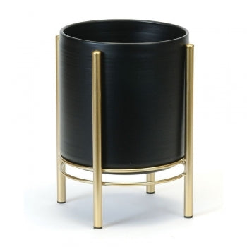 Gold Floor Planter Small