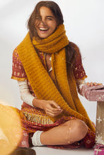 Load image into Gallery viewer, Free People Rippled Scarf Yellow