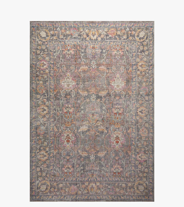 Chris Loves Julia x Loloi Rugs Rosemarie Collection Stone/Multi