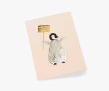 Load image into Gallery viewer, Welcome Penguin Card