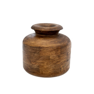 Moeme Wooden Vase Small