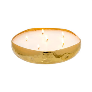 Multi Flame Candle L, Gold/Orange Blossom