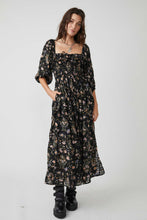 Load image into Gallery viewer, Free People Oasis Printed Maxi Black Combo