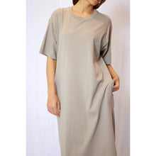 Load image into Gallery viewer, A Mente Garment Dye Dress Taupe Grey