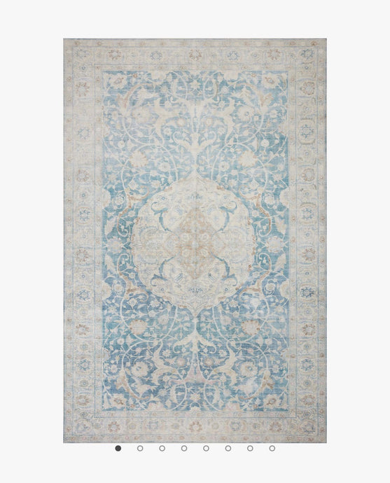 Chris loves Julia x Loloi (Julia Collection Antique/Sky)