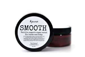 K’pure Smooth Organic Scrub for Hands & Scrub/ Vanilla 16oz