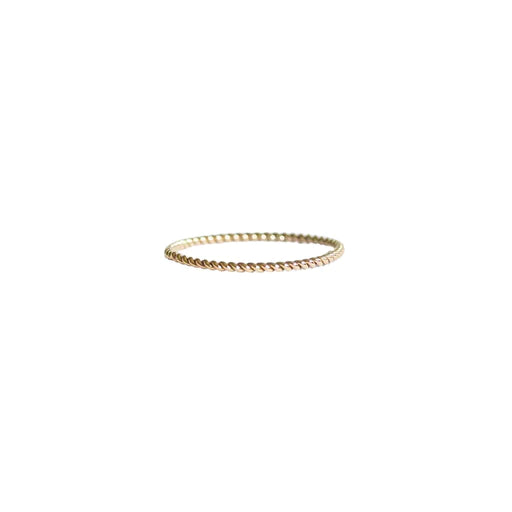 Raquel Rosalie Twisted Stacking Ring