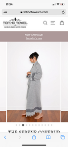 Tofino Towel Co Serene Coverup/Grey