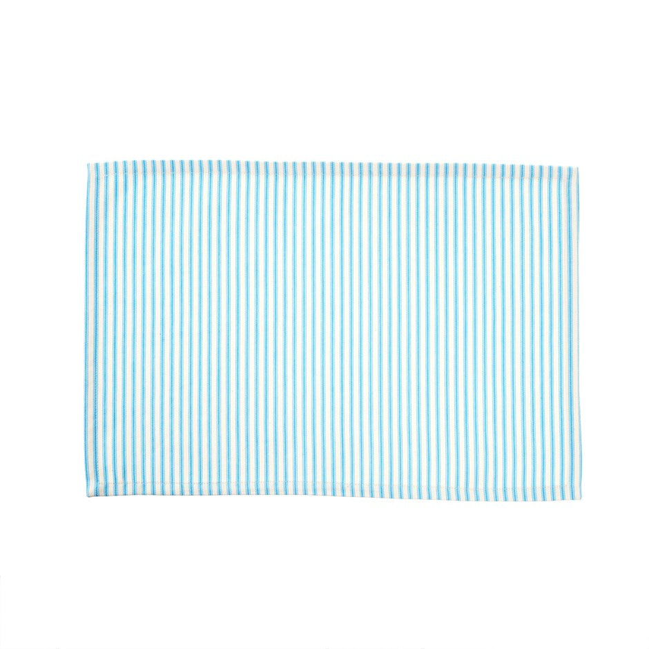 Ticking Placemat, Blue