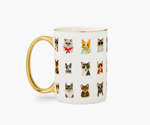 Rifle Paper Cool Cats Porcelain Mug